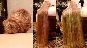 Long nice straight blonde hair. Realrapunzels Super Long Blonde Chair Covering Preview Youtube