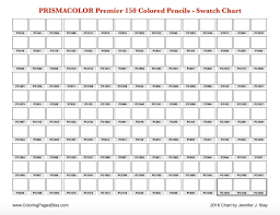 Prismacolor Premier 150 Color Chart Pdf Www