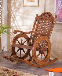 Find the best chinese wooden wheel chair suppliers for sale with the best credentials in the above search list and compare their prices and buy from the china wooden wheel chair factory that offers you the best deal of wheelchair, electric wheelchair, manual wheelchair. Buy Solid Wood Retro Wheel Rocking Sofa Chair Online In India Latest Sofa Designs Saraf Furniture