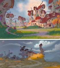 Dr Seuss Animation Concepts Cartoon Background Animation Background Environment Painting