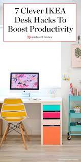 7 Easy Ikea Desk Hacks That Ll Boost Your Productivity Ikea Desk Hack Ikea Desk Desk Hacks
