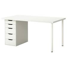 Linnmon Alex Stol Bialy 150x75 Cm Kup Tutaj Ikea Home Office Furniture Ikea White Desks