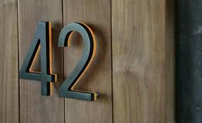 Lighting House Number Plaques Illuminated Lighted House Numbers Personalized Modern Black Lighted Address Plaque Light Up