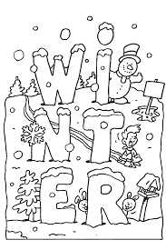 Please keep all copyright information intact. Free Printable Winter Coloring Pages For Kids