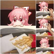 she comes with a happy meal anime funny cute anime chibi anime
