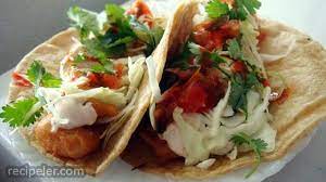 Felicity cloake/the guardian put a spoonful of cabbage in. Fish Tacos Bbc