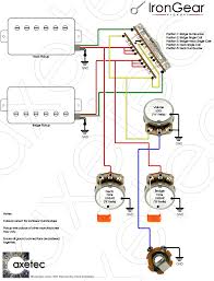 When both pickups are active, this circuit allows one pickup to remain active when one volume control is turned. Guitar Wiring Diagram Confusion Music Practice Theory Stack Exchange