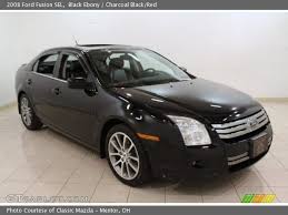 Black Ebony 2008 Ford Fusion Sel Charcoal Black Red Interior Gtcarlot Com Vehicle Archive 65916128 Ford Fusion Black Ebony Ford