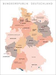 Deutsche bundesländer und deren hauptstädte. Bundeslander Und Hauptstadte Der Bundesrepublik Deutschland Poster Online Bestellen Posterlounge De