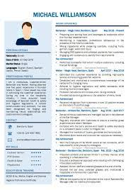 Here is an example cv for an operations manager: How To Write A Cv For Jobs In Spain With Spanish Cv Examples Cv Nation