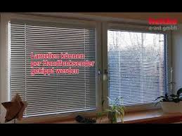 Die integration einer zeitschaltuhr, individuellen szenarien und interaktionen mit unseren sonnensensoren bietet wir. Wie Bringe Ich Eine Elektrische Aluminium Jalousie An Ohne Bohren Befestigen Heicko Youtube