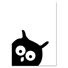 Lukisan hitam putih kepala burung : Hitam Putih Kepala Burung Hantu Kelinci Nursery Wall Art Kanvas Lukisan Cetak Nordic Poster Dekoratif Gambar Untuk Ruang Tamu Rumah Painting Calligraphy Aliexpress