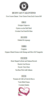Enjoy A Romantic Dinner For Valentine S Day At Trattoria Toscana Check Out Our Menu Offering A Spe Italian Recipes Authentic Italian Courses Five Course Meal