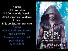 Pin By Katniss Everdeen On Musique Robin Des Bois Parole Music Youtube