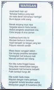 Anak kecil main api terbakar hatinya yang sepi air mata darah bercampur keringat bumi dipijak milik orang. Belenggu On Twitter Umat Melayu Dan Islam Amati Bait2 Lirik Lagu Ini Setiap Hari Terutamanya Pemimpin2 Umno Dan Ahli2nya Tunfaisal Hamdan Khairykj Zahid Hamidi Https T Co Swngyvrymm