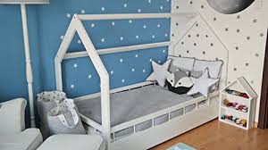 Un comodo divano, all'occorrenza trasformabile in pochi secondi in un comodo letto. Letto Casa In Legno Stile Scandinavo Nordico Bambino Cameretta 160x80 Sponda Colore Bianco Arredamento E Casa