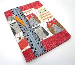 Composition Book Cover Fabric W Zipper Pocket Refillable Etsy Printing On Fabric Bible Covers Composition Book