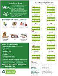 Here is the garbage/recycling...