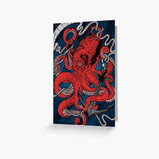 Apex legends rankings & opinions. Octopus Greeting Cards Redbubble