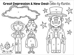 At any moment you have the power to say this is not how the story is going to end do something amazing. Great Depression And New Deal Color By Number Activity By Brain Wrinkles