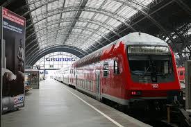 Leipzig Hauptbahnhof The New Deutsche Bahn Railway Station Train Train Tracks