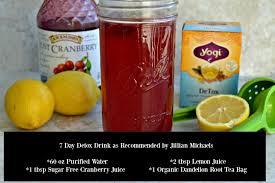 7 Day Detox Drink Recipe As Recommended By Jillian Michaels Recipe Detox Drinks Recipes Jillian Michaels Detox Drink Healthy Detox