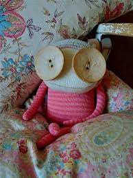 Jenny Mustill Love The Giant Button Eyes Handmade Toys Sock Dolls Sewing Toys