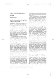 An integrative approach by donald h. Pdf Behavioral Modification System