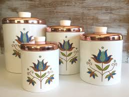 retro kitchen canister set ransburg