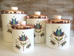 retro kitchen canister set ransburg