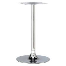 I made this coffee table for myself. Chrome Trumpet Coffee Table Base Tulip Flute Shaped Round Large 344245
