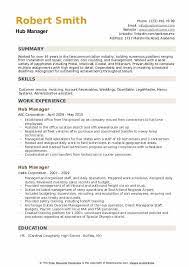 Check spelling or type a new query. Hub Manager Resume Samples Qwikresume