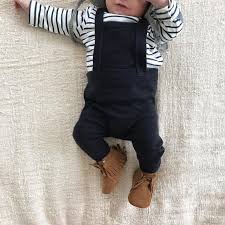 Stripes Are Cute Overalls Are Cuter Combine The Two And What Do You Get The Cutest Baby Outfit Ever Winter Baby Clothes Baby Girl Clothes Baby Boy Outfits