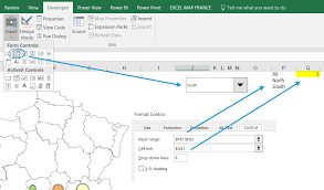 2 ways to filter the bubble chart on excel map maps for