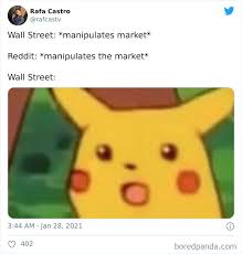 Meet the investor who upended wall street with cat memes, reaction gifs, and fundamental analysis. 35 Of The Best Jokes And Memes That Sum Up The Current Ongoing Ridiculousness Over Gamestop Bored Panda