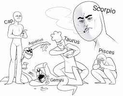 Zodiac Signs The Signs In Draw Your Squad Memes Drawing Meme Zodiac Signs Funny Zodiac Signs