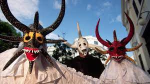 Here is a great video to show kids about the parade for carnaval in ponce: The Story Behind The Vejigante Mask Of Puerto Rico