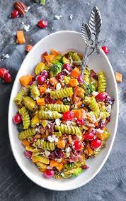 Remove from oven and toss with pasta. Easy Fall Pasta Salad Christmas Pasta Salad Recipe