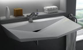 rectangular sinks with a flat drain