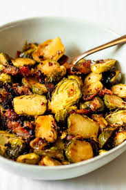 I had one to be polite and then offered her the rest of mine, which she happily ate. Honey Mustard Roasted Brussels Sprouts All The Healthy Things