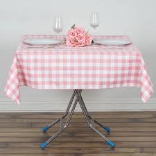 Black And White Checkered Tablecloth Walmart Buffalo Plaid Tablecloth 70 X70 Square White Rose Quartz Checkered Gingham Polyester Tablecloth Table Cloth Square Tablecloth Plaid Tablecloth