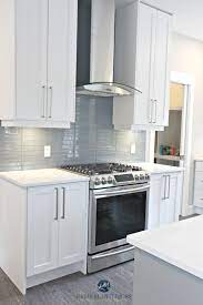 4 Steps Pick The Right White For Your Trim Cabinets Or Walls Kylie M Interiors White Shaker Kitchen Cabinets Shaker Style Kitchen Cabinets Modern Grey Kitchen