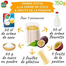 Panna Cotta A La Creme De Coco Et Fruits De La Passion Creme De Coco Recettes De Cuisine Recette