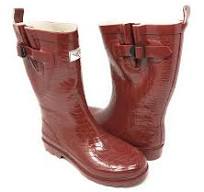 Forever Young Women's Croc Texture Rain Boots