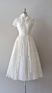 Lace 50s Vintage Wedding Dress 1950s Wedding Dress First Waltz Wedding Dress How I Do Love Pr Belos Vestidos Looks Vintage Femininos Moda Feminina Vintage
