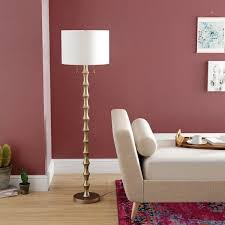 Atlantic Avenue Double Pull Chains 58 5 Floor Lamp With Images Floor Lamp Lamp Linen Lamp Shades
