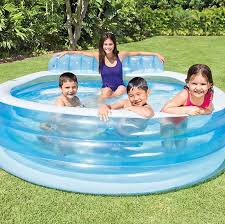 This Top Selling Inflatable Pool On Amazon Is Only 45 And It Has Tons Of Room Pool Lounge Family Lounge Pool Inflatable Lounge Pool