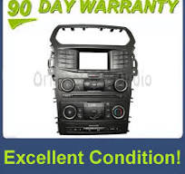 2016 - 2018 Ford Explorer OEM 4" Front Control Interface Module FCIM SAT  Radio Climate Panel Faceplate Bezel ONLY