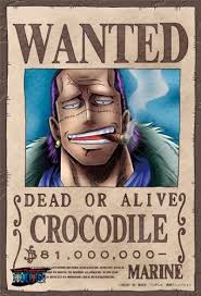 Check out inspiring examples of crocodile_one_piece artwork on deviantart, and get inspired by our community of talented artists. Amazon Com One Piece Crocodile Wanted Poster Puzzle 150 Piece Toys Games