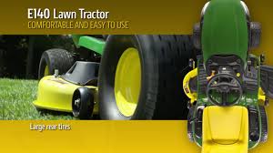 Maybe you would like to learn more about one of these? John Deere E140 Lawn Tractor Youtube